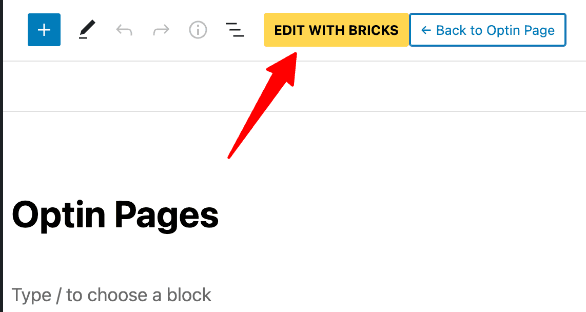 bricks builder - settings > general